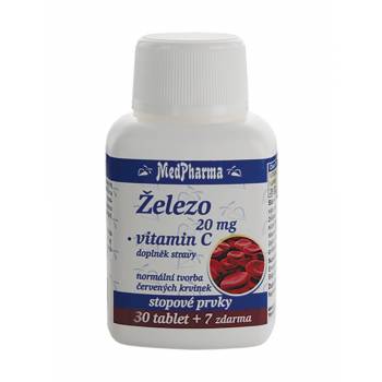Medpharma Iron 20 mg + vitamin C 37 tablets