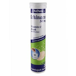 Medpharma Echinacea 50 mg + vitamin C + Zinc 20 effervescent tablets