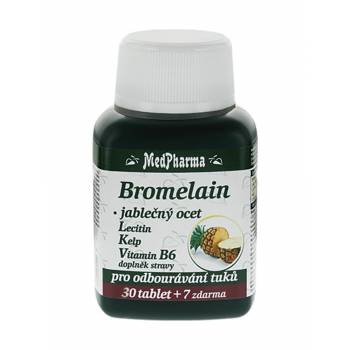 Medpharma Bromelain + apple vinegar + lecithin + kelp 37 tablets