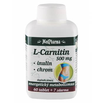Medpharma L-Carnitine 500 mg + Inulin + Chromium 67 tablets