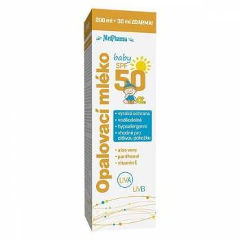 Medpharma Baby Sun Lotion SPF50 200 ml + 30 ml FREE