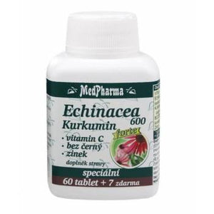 Medpharma Echinacea 600 Forte + curcumin + vitamin C + without black + zinc 67 tablets