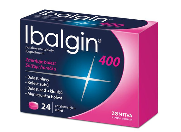 Ibalgin 400 24 tablets - mydrxm.com