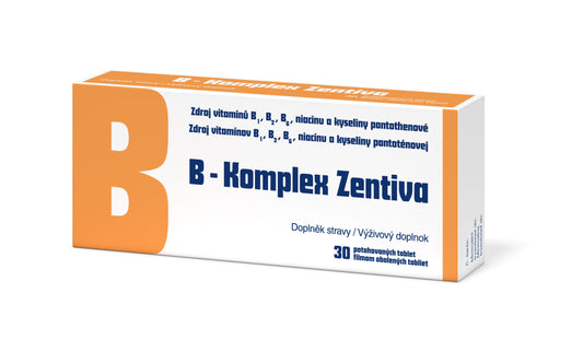 Zentiva B-Complex 30 dragees - mydrxm.com