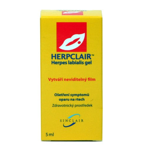 Herpclair herpes labialis gel 5 ml - mydrxm.com