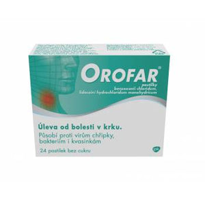 Orofar relive sore throat 24 lozenges