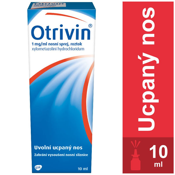 Otrivin Nasal spray 1 mg / ml solution 10 ml - mydrxm.com