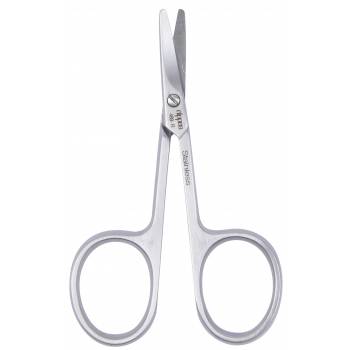 Nippes Solingen Scissors curved round stainless 8 cm