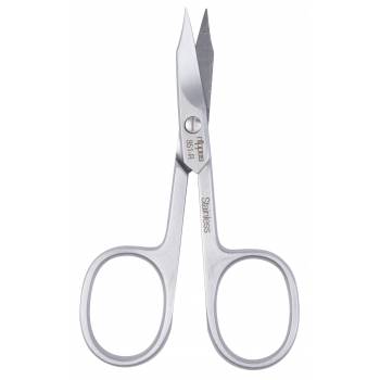 Nippes Solingen Nail scissors curved with tip 9 cm