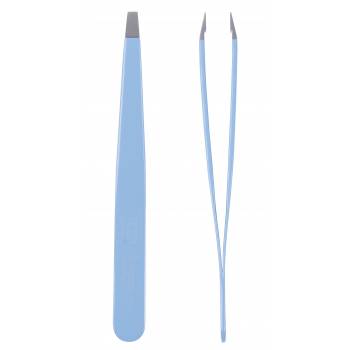 Nippes Solingen Tweezers straight painted blue stainless steel 9,5 cm