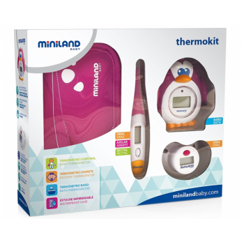 Miniland Thermokit Pink thermometer set