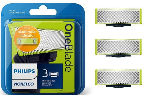 Philips spare OneBlade face blades, 3 pcs