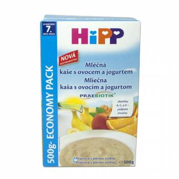 Hipp Porridge PREBIO milky with fruit and yogurt 500 g - mydrxm.com