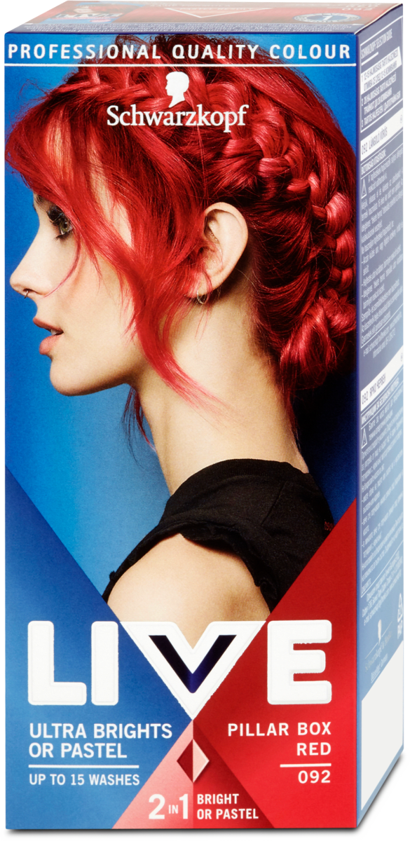 Schwarzkopf LIVE hair color Pillar box Red 92