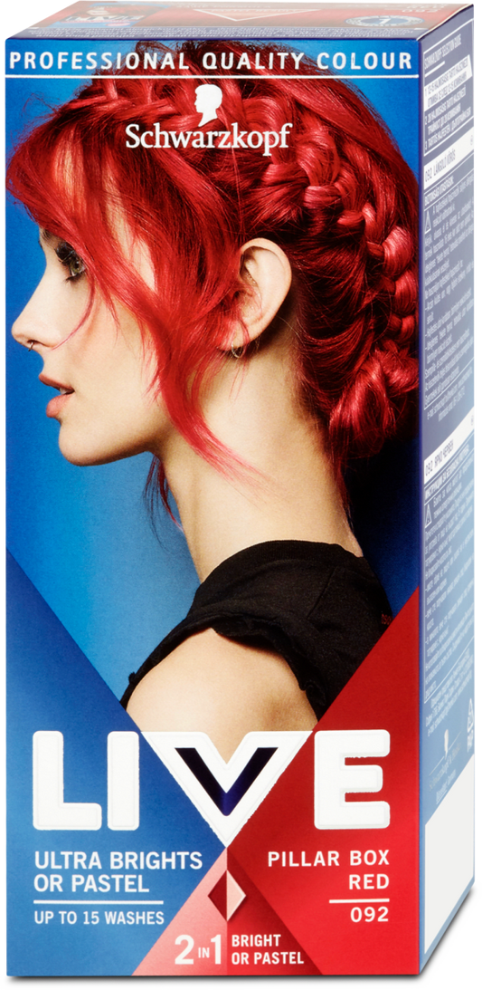 Schwarzkopf LIVE hair color Pillar box Red 92