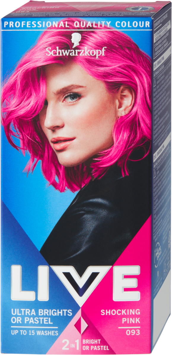 Schwarzkopf LIVE hair color Shocking Pink 93