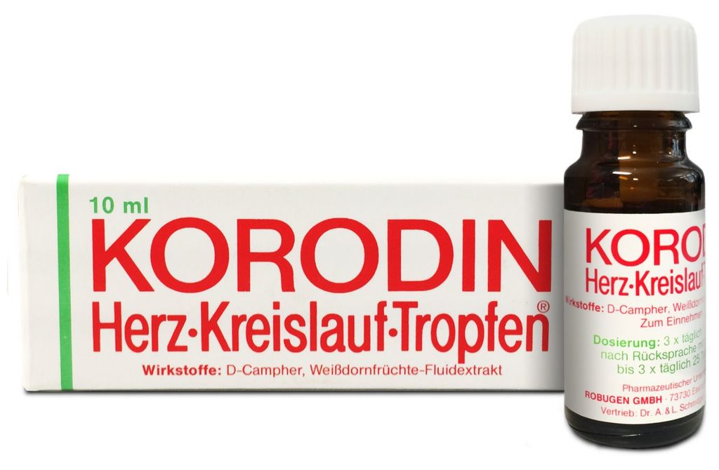 Korodin cardiovascular drops 10 ml