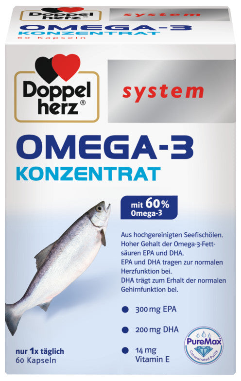 Doppelherz system Omega-3 concentrate 60 capsules