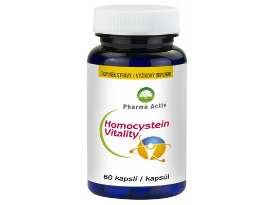 Homocystein Vitality vitamins B6 & B12 60 caps. - mydrxm.com