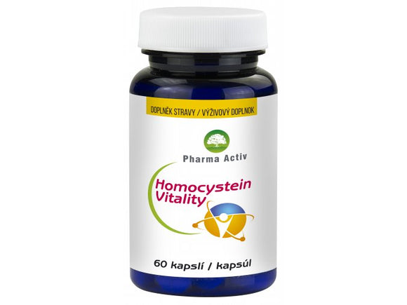 Homocystein Vitality vitamins B6 & B12 60 caps. - mydrxm.com