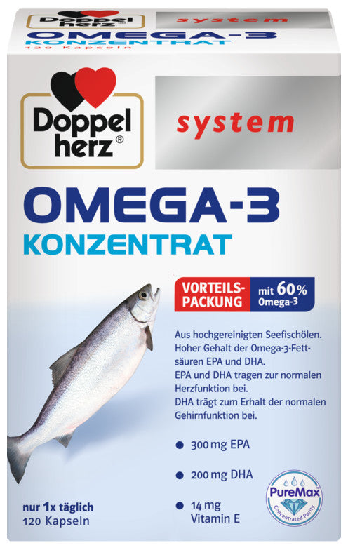 Doppelherz system Omega-3 concentrate 120 capsules