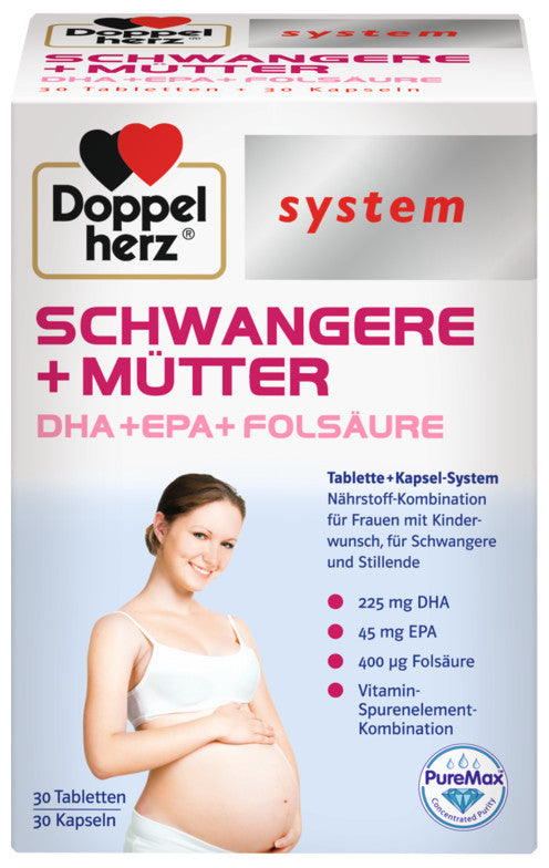 Doppelherz system pregnant women + mothers 30 capsules+30 tablets