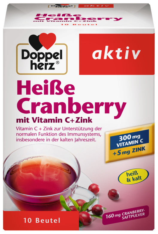 Doppelherz Cranberry Hot Drink 10 sachets