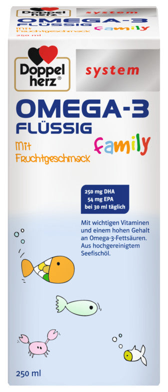 Doppelherz system Omega-3 family liquid 250 ml