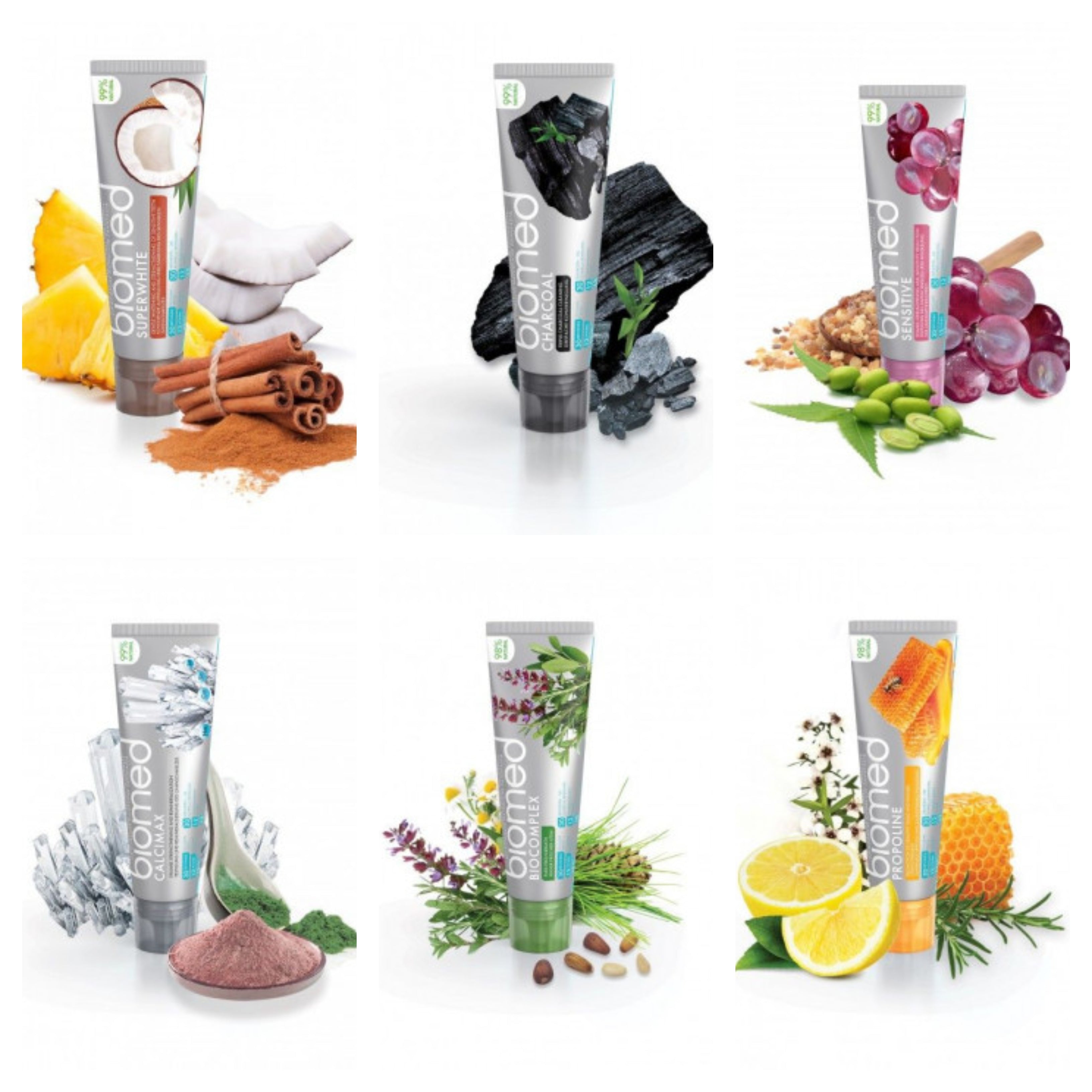 BIOMED Organic toothpaste Gift Set 6 pcs, 100 gr each – My Dr. XM