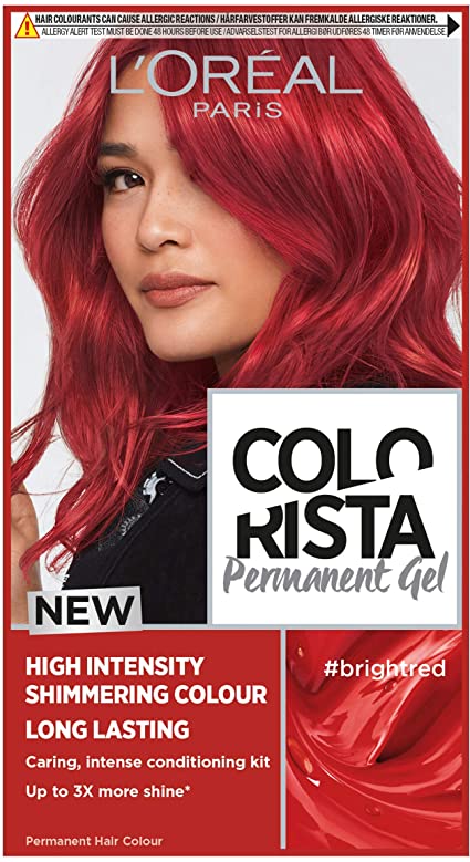 L'Oréal Paris Colorista Brightred permanent hair coloring gel