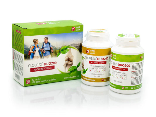 Cloubex® DUO200, 80 tablets + 120 gelatin capsules