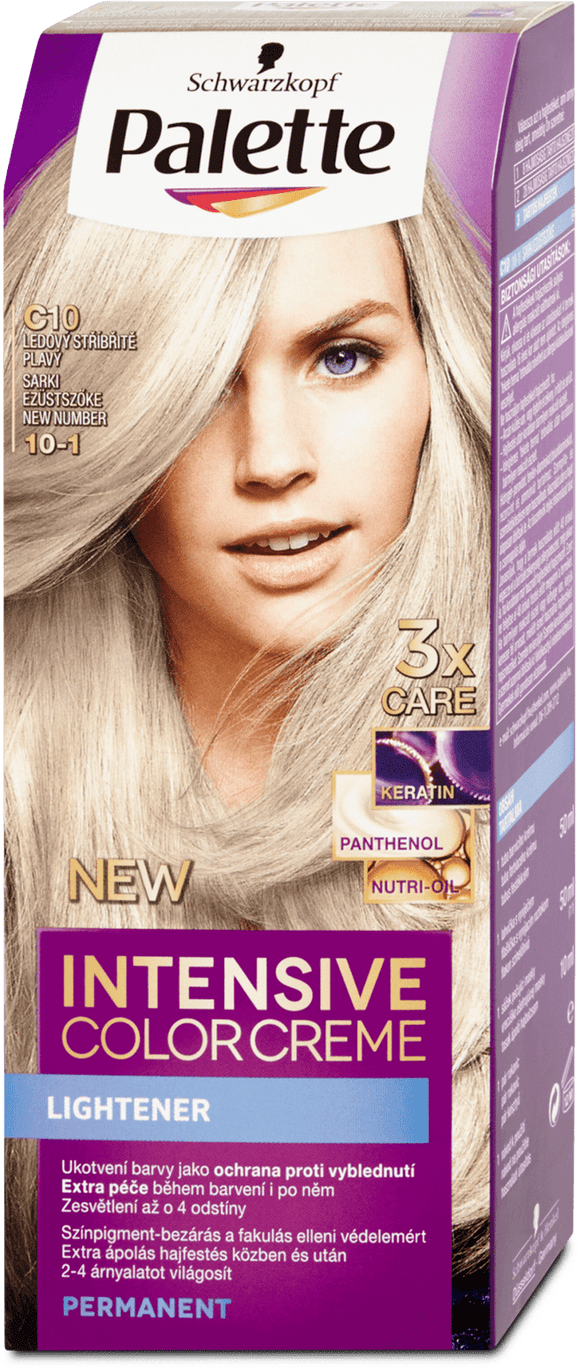 Schwarzkopf Palette Intensive Color Creme hair color Ice silver fawn C10, 110 ml