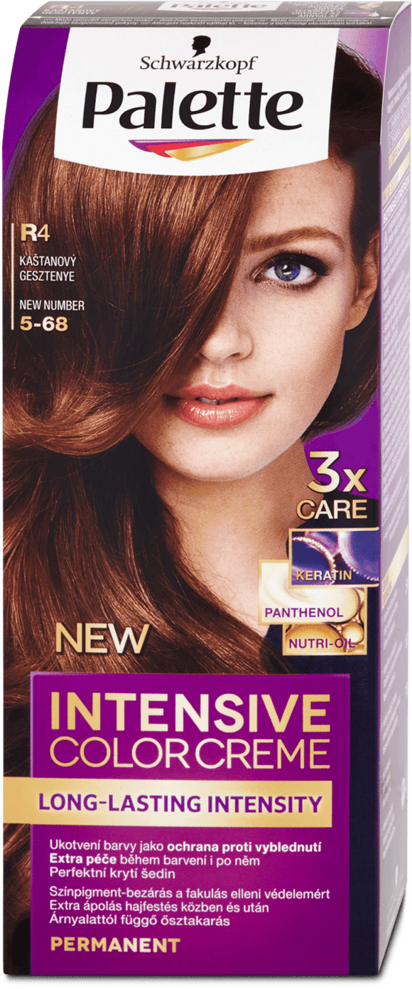 Schwarzkopf Palette Intensive Color Creme hair color Chestnut R4, 110 ml