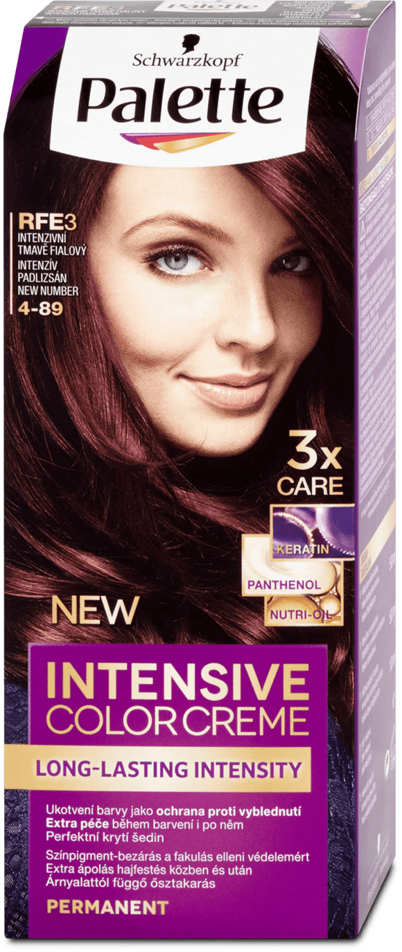 Schwarzkopf Palette Intensive Color Creme hair color Intense dark purple RFE3, 110 ml