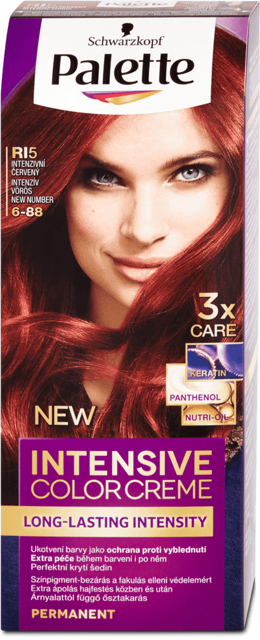 Schwarzkopf Palette Intensive Color Creme hair color Intense red RI5, 110 ml