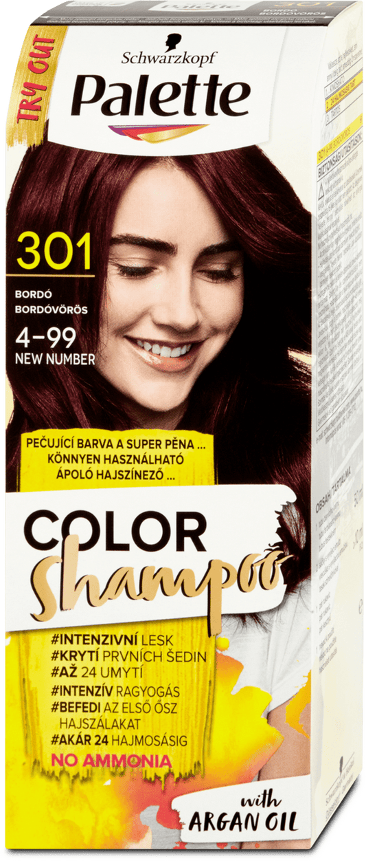 Schwarzkopf Hair Color Shampoo Bordo Dark Red 301, 70 ml