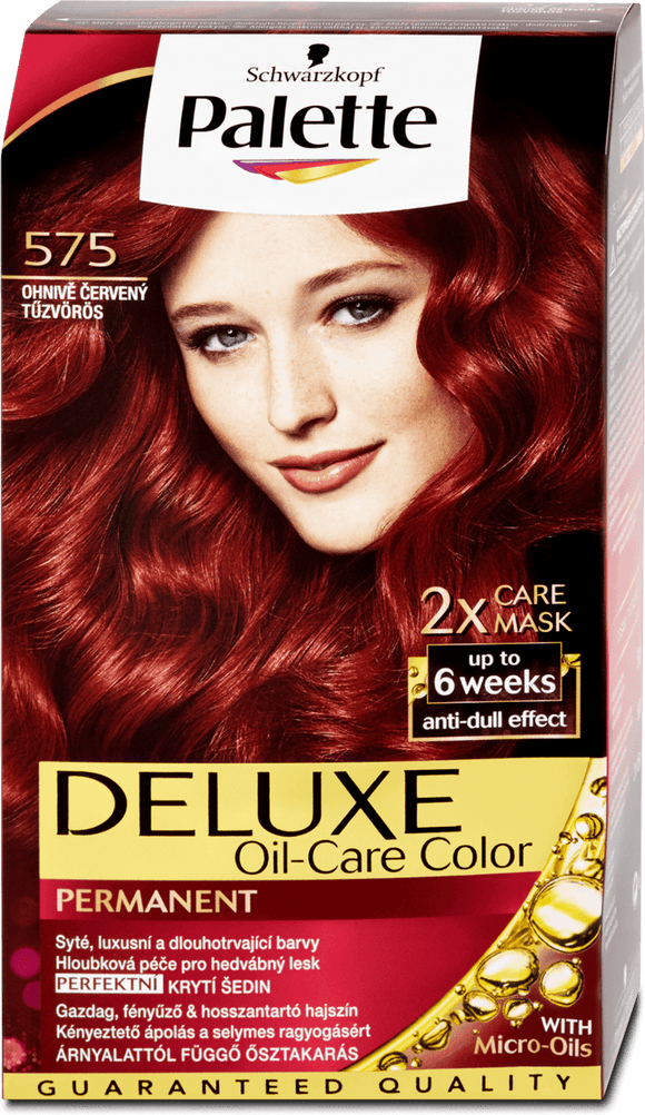 Schwarzkopf Palette Deluxe hair color Fiery red 575, 130 ml