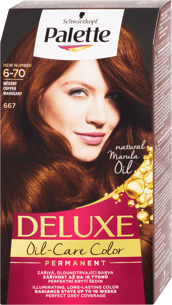 Schwarzkopf Palette Deluxe Hair color Copper 667 / 6-70, 130 ml