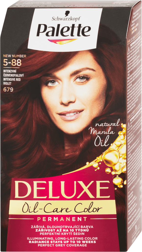 Schwarzkopf Palette Deluxe hair color Intense red-violet 679 / 5-88, 130 ml