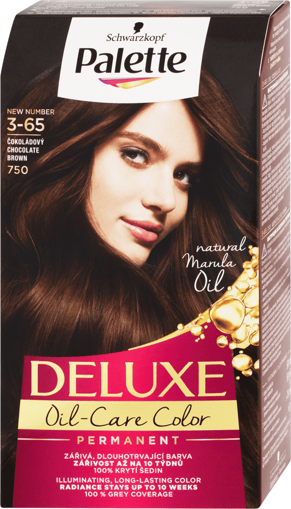 Schwarzkopf Palette Deluxe hair color Chocolate 750 / 3-65, 130 ml