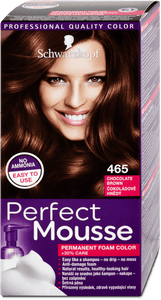 Schwarzkopf Perfect Mousse hair color Chocolate brown 465, 92.5 ml