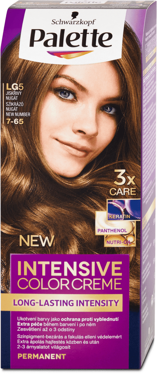 Schwarzkopf Palette Intensive Color Creme hair color Sparkling nougat LG5, 110 ml