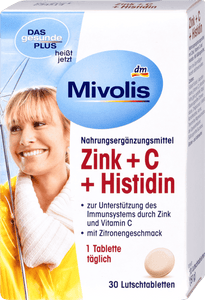 Mivolis zinc + Vitamin C + histidine, 30 tablets