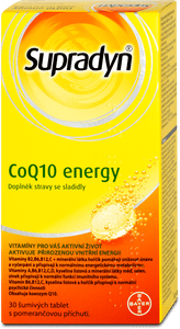 Bayer Supradyn CoQ10 Energy, 30 Effervescent tablets - mydrxm.com
