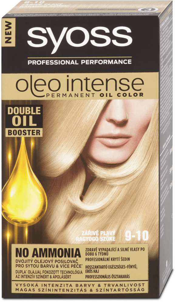 Syoss Oleo Intense hair color Bright blonde 9-10, 115 ml