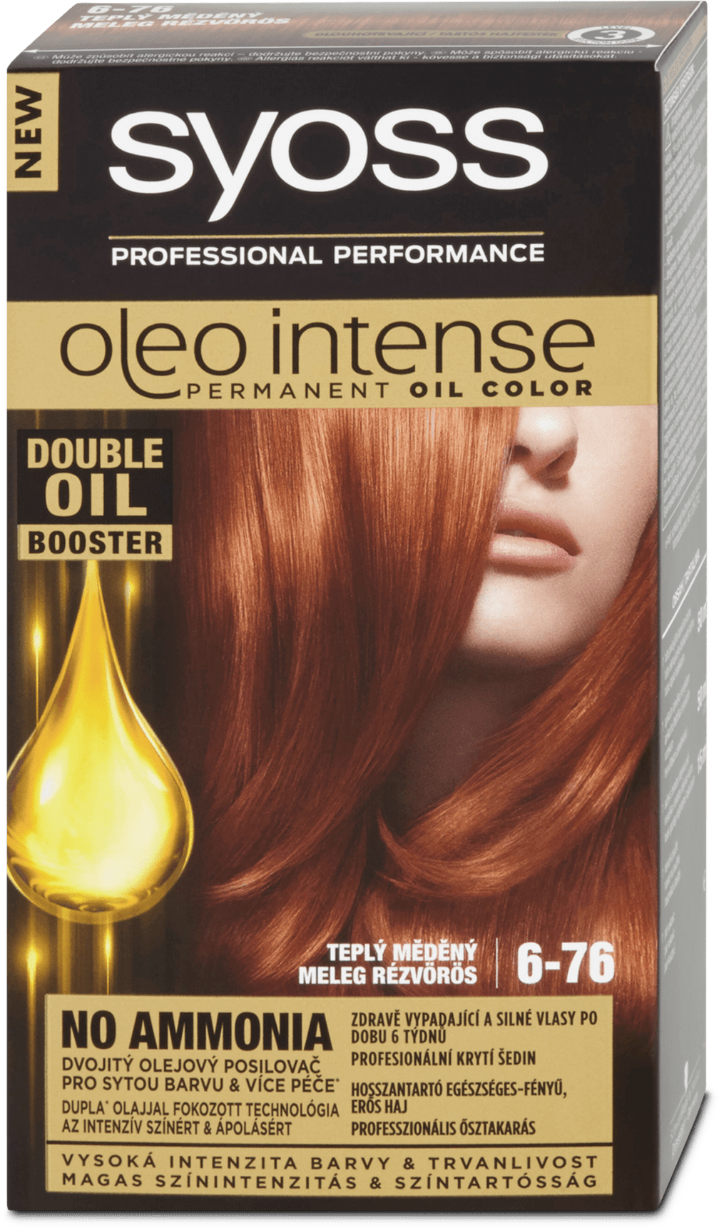 Syoss Copper Syoss Oleo Intense hair color Warm copper 6-76, 115 ml – My Dr. XM