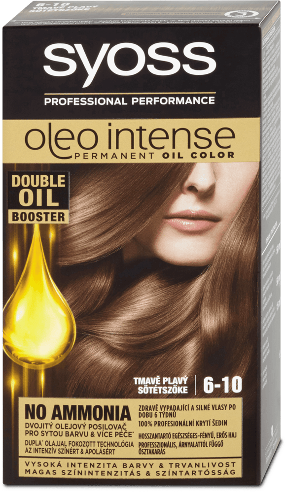 Syoss Oleo Intense hair color Dark blond 6-10, 115 ml