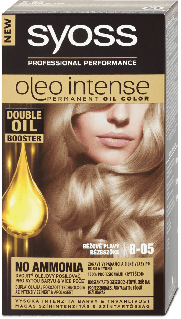 Syoss Oleo Intense hair color Beige blonde 8-05, 115 ml