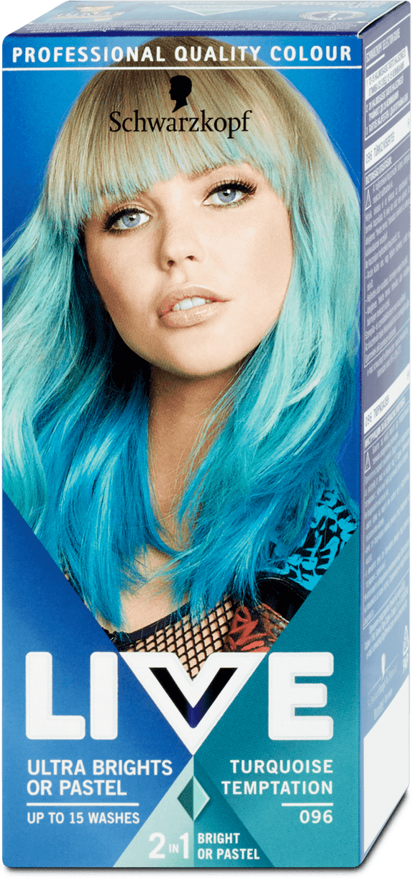 Schwarzkopf Live Live hair color Turquoise Temptation 096