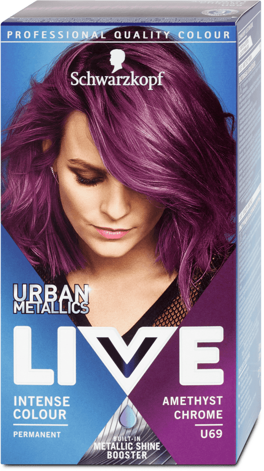 Schwarzkopf Live hair color Amethyst Chrome U69